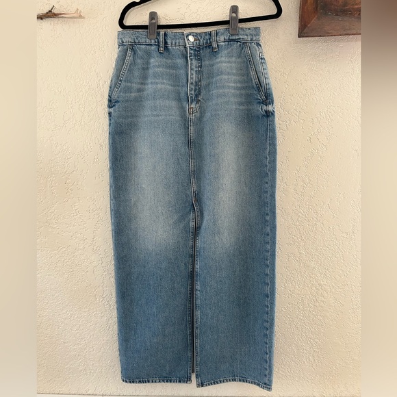 Derek Lam 10 Crosby Denim Maxi Skirt - Picture 4 of 10